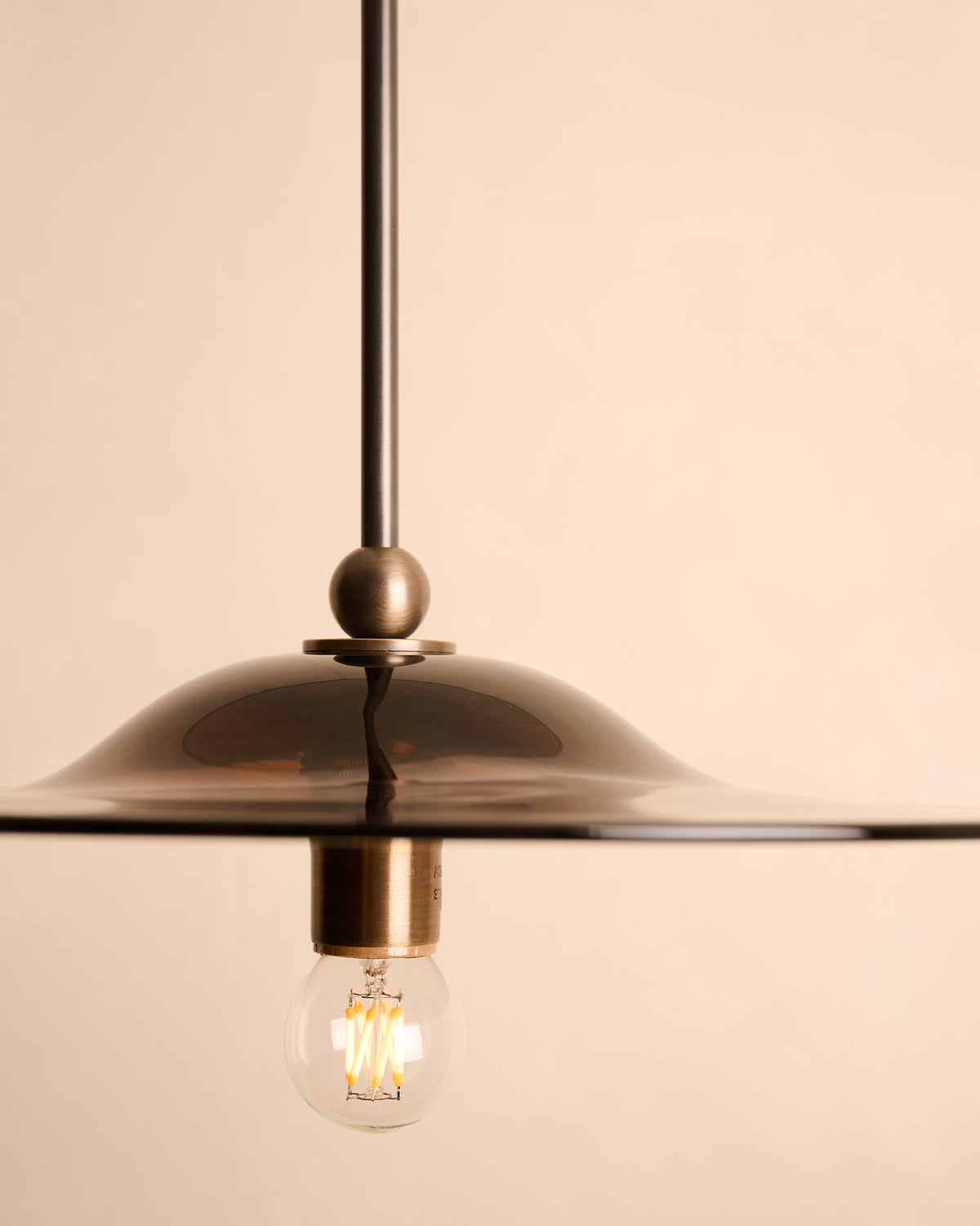 Classic Rondel Pendant "Smokey Bronze"