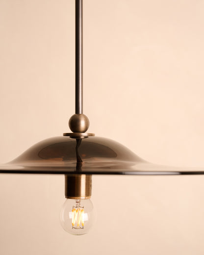 Classic Rondel Pendant "Smokey Bronze"