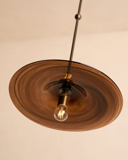 Classic Rondel Pendant "Smokey Bronze"