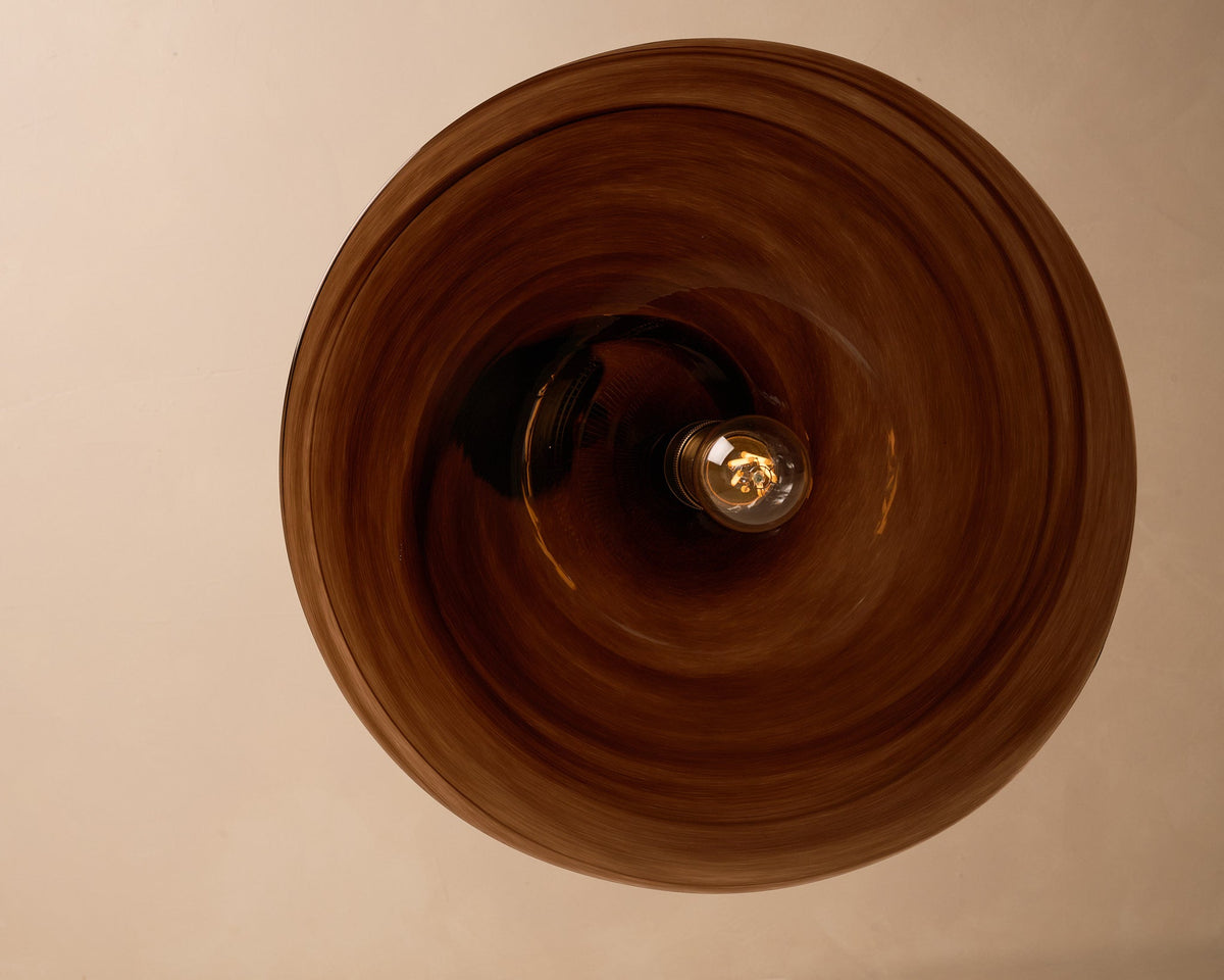 Classic Rondel Pendant "Smokey Bronze"