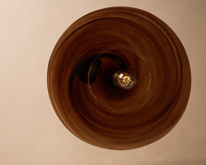 Classic Rondel Pendant "Smokey Bronze"