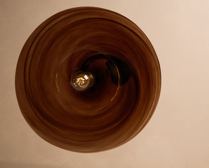 Classic Rondel Pendant "Smokey Bronze"