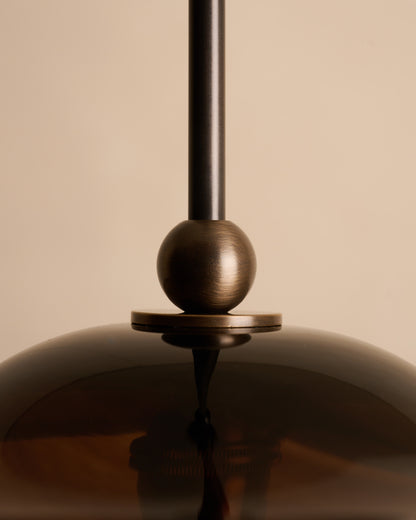 Classic Rondel Pendant "Smokey Bronze"