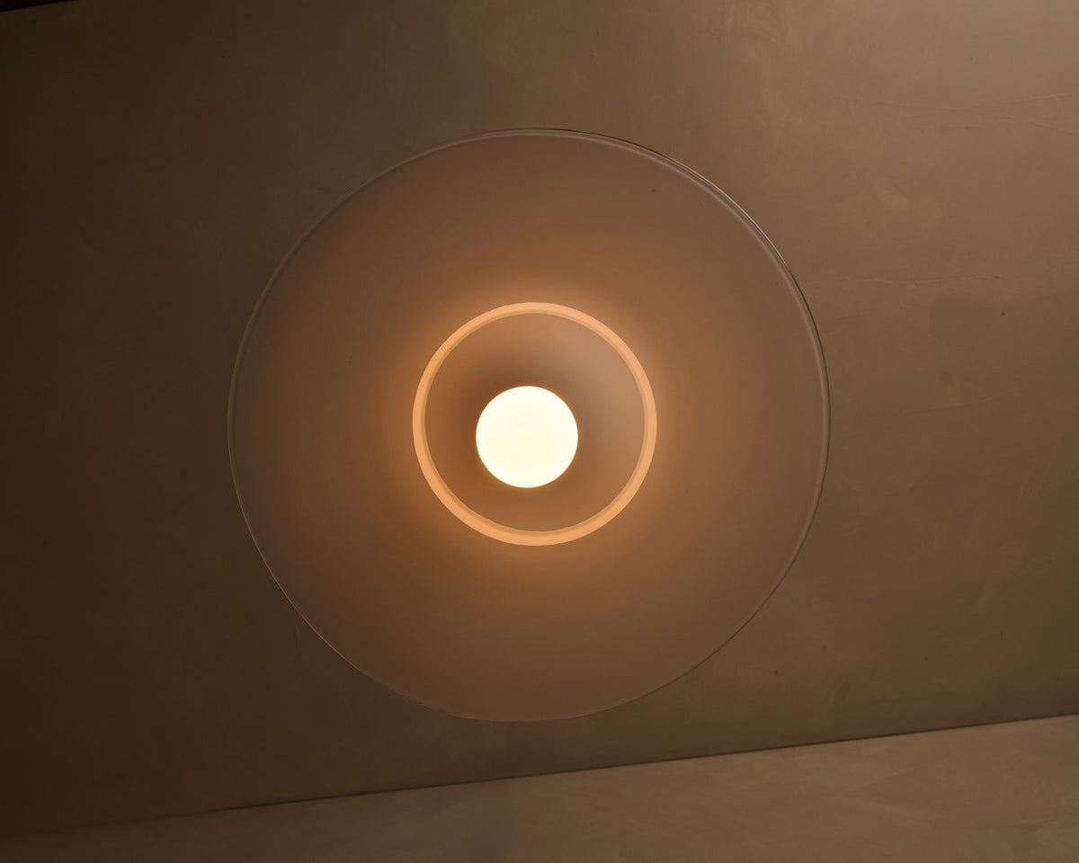 Classic Rondel "Alabaster" Pendant Light