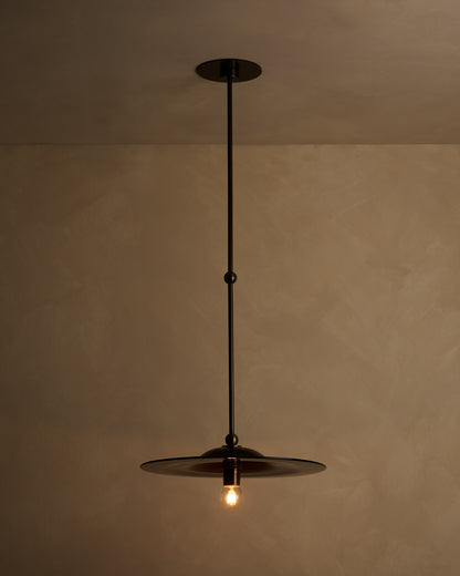 Classic Rondel Pendant "Smokey Bronze"