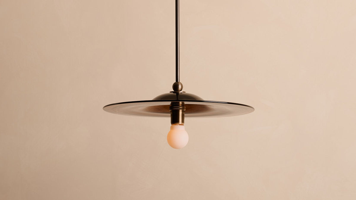 Classic Rondel Pendant "Smokey Bronze"