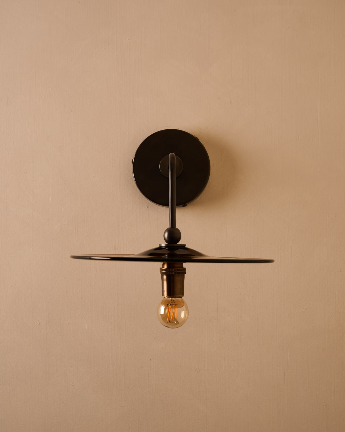 The Carriage "Burnished Brass" Wall Sconce