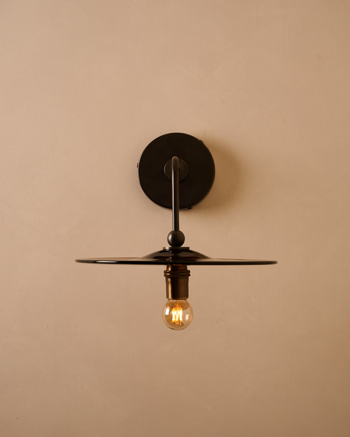 The Carriage "Burnished Brass" Wall Sconce