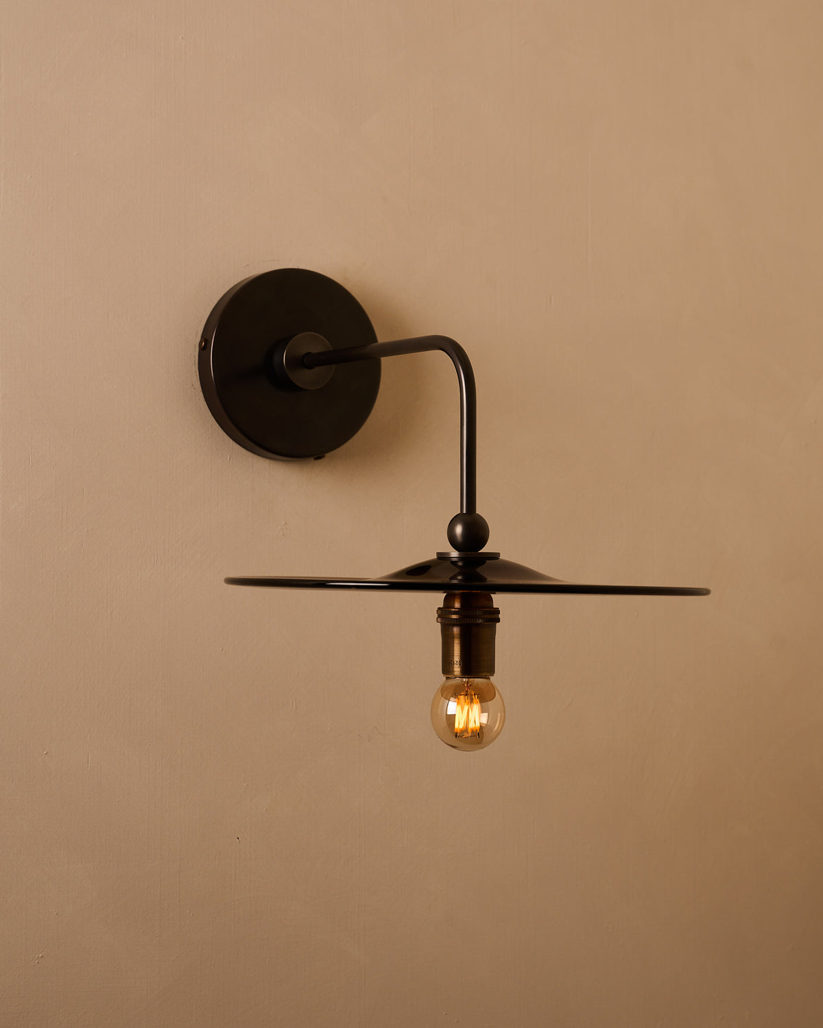 The Carriage "Burnished Brass" Wall Sconce