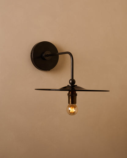 The Carriage "Burnished Brass" Wall Sconce