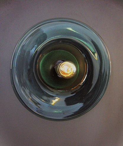 Mod Rondel Wall Sconce - R.V.HARGRAVE. Blown glass wall sconce.